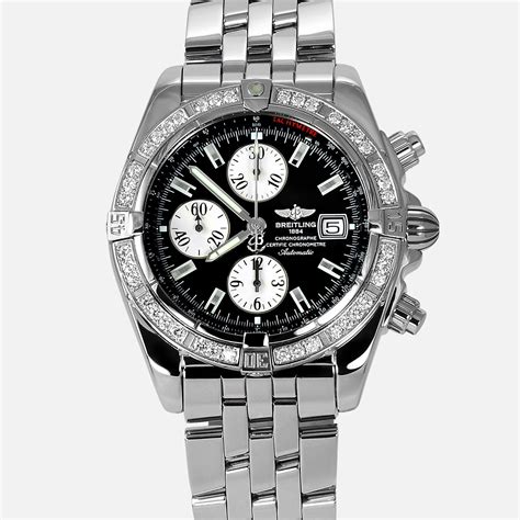 breitling 1884 ab2186|Breitling a13356 diamond bezel.